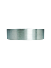 Load image into Gallery viewer, 9ct White Gold Matt Flat Top Band Size X 6mm 1304507 241090-6X Front
