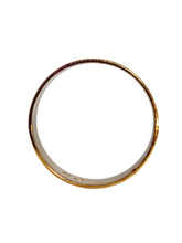 Load image into Gallery viewer, 9ct Yellow Gold Matt Shiny Band Size Z 7mm Side