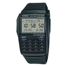 Load image into Gallery viewer, Casio Data Bank DBC-32-1ADF Black On Black Rubber Wrist Shot