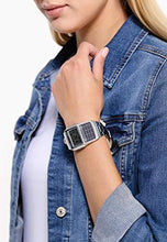 Load image into Gallery viewer, Casio Data Bank DBC-32D-1ADF On Stainless Steel Worn Shot Lady
