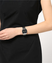 Load image into Gallery viewer, Casio Retro B640WD-1AVDF Black Dial Digital On Stainless Steel Worn Shot Woman