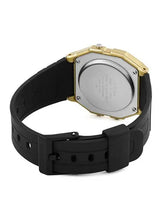 Load image into Gallery viewer, Casio Retro F-91WM-9ADF Matt Gold Case On Black Resin Clasp Shot