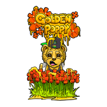 Load image into Gallery viewer, Exotic Genetix Golden Poppy Cheetah Piss x Power Sherb Logo