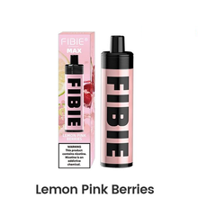 Load image into Gallery viewer, Fibie Max Lemon Pink Berries Upto 4000 Puffs With Box