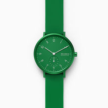 Load image into Gallery viewer, Skagen Watch Aaren Kulor SKW2804 36mm Green On Green Rubber Enlarged