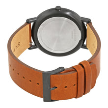 Load image into Gallery viewer, Skagen Mens Watch Signatur SKW6374 White On Brown Leather Clasp Shot