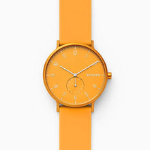 Load image into Gallery viewer, Skagen Aaren Kulor SKW6510 41mm Yellow On Yellow Silicone Enlarged