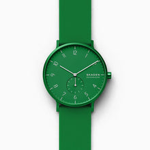 Load image into Gallery viewer, Skagen Aaren Kulor SKW6545 41mm Green On Green Silicone Enlarged