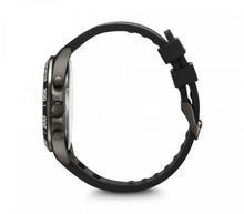 Load image into Gallery viewer, Victorinox Fieldforce 241926.1 White Markers On Black Dial & Black PVD Stainless Steel Case Black Rubber Case Shot