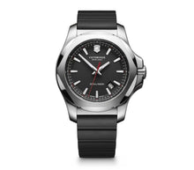 Load image into Gallery viewer, Victorinox INOX 2416821 Black Dial On Black Rubber Wrist Shot