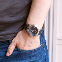 Load image into Gallery viewer, Victorinox INOX 2416821 Black Dial On Black Rubber Worn Shot