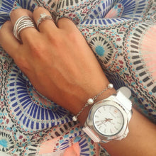 Load image into Gallery viewer, Victorinox INOX V 241769 Stainless Steel White Worn Shot 1