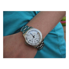 Load image into Gallery viewer, Victorinox Maverick 241699 Stainless Steel Case With Bezel On White Dial With Silver Markers On Stainless Steel Worn Shot