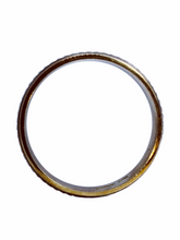 Load image into Gallery viewer, 9ct Two Tone Spinner Band Size Z 6.5mm 1304501 6.2g Standing Side
