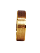 Load image into Gallery viewer, 9ct Yellow Gold Matt Band Size V 6mm 4.3g 1304516 C35718 Standing
