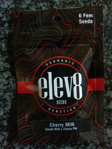 Elev8 Seeds Cherry Milk Cherry Pie x Cereal Milk 6 fems Front Pack