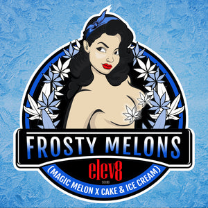Elev8 Seeds Frosty Melons Magic Melon x Cake Ice Cream 3 Feminised Seeds Logo
