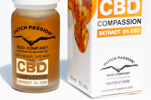 Dutch Passion ComPassion Full Spectrum 5% CBD Oil 500mg 10ml Solventless CO2 Extraction