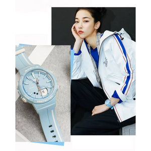 Casio Baby G BGS-100RT-2ADR Blue Worn Shot