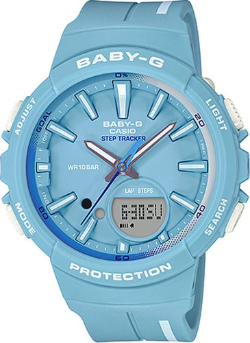 Casio Baby G BGS-100RT-2ADR Blue Wrist Shot