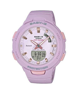 Casio Baby G BSA-B100-4A2DR Purple Wrist Shot