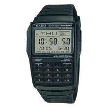 Load image into Gallery viewer, Casio Data Bank DBC-32-1ADF Black On Black Rubber Wrist Shot
