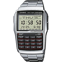 Load image into Gallery viewer, Casio Data Bank DBC-32D-1ADF On Stainless Steel Wrist Shot

