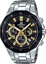Load image into Gallery viewer, Casio Edifice G EFR-554D-1A9VUDF Black &amp; Gold Wrist Shot
