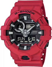 Load image into Gallery viewer, Casio G Shock GA-700-4ADR Red Wrist Shot
