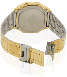 Casio Retro A168WG-9WDF Gold Dial Digital On Gold Stainless Steel Clasp Shot