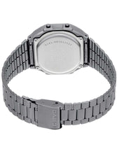 Load image into Gallery viewer, Casio Retro A168WGG-1ADF Black Dial Digital On Gun Metal Stainless Steel Clasp Shot
