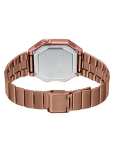 Load image into Gallery viewer, Casio Retro B650WC-5ADF Rose Gold Dial Digital On Rose Gold Stainless Steel Clasp Shot
