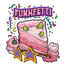 Load image into Gallery viewer, Exotic Genetix Funkfetti Cake Mix x Power Sherb Logo
