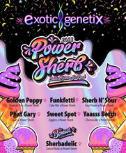 Load image into Gallery viewer, Exotic Genetix Power Sherb Poster 2
