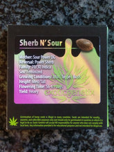 Load image into Gallery viewer, Exotic Genetix Sherb N&#39; Sour Limited Edition Power Sherb Line Up Half Pack 3 Feminised Seeds
