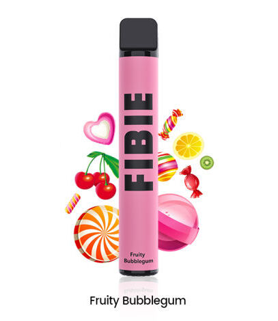 FIBIE Disposable Vape Fruity Bubblegum 800 Puff _50m _Nicotine