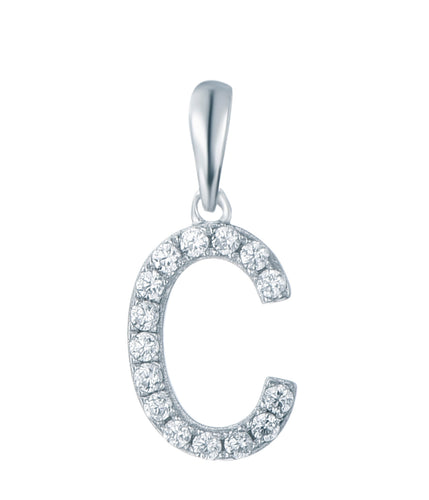 Silver Lining Sterling Letter C Pendant SP00018 R389 Sale R289