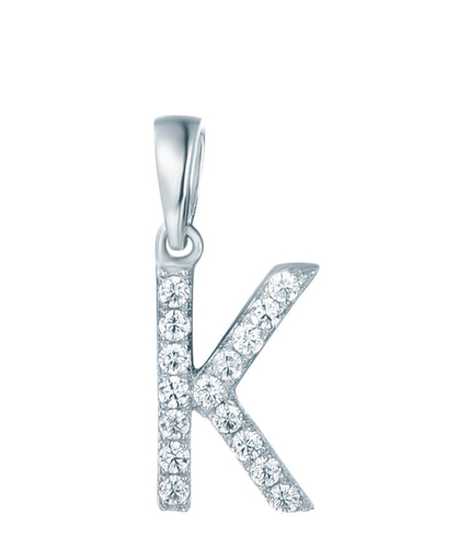 Silver Lining Sterling Letter K Pendant SP00026 R389 Sale R289