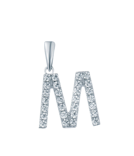 Silver Lining Sterling Letter M Pendant SP00028 R389 Sale R289
