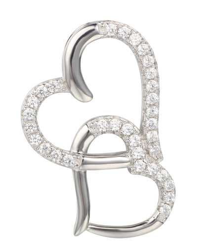 Silver Lining Sterling Silver Double Heart Pendant SP00006 R439 Sale R279