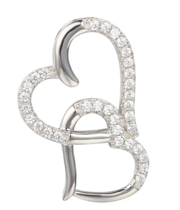 Silver Lining Sterling Silver Double Heart Pendant SP00006 R439 Sale R279