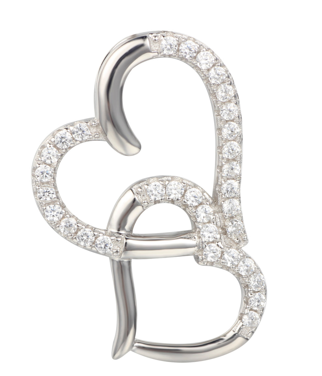 Silver Lining Sterling Silver Double Heart Pendant SP00006 R439 Sale R279
