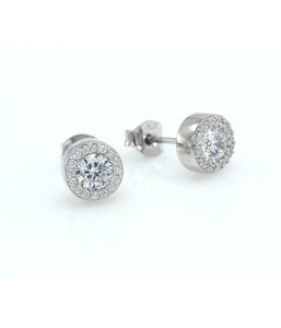 Silver Lining Sterling Silver Halo Earrings SE00002 R449 Sale R289