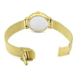 Skagen Watc Signatur SKW2693 Ladies Gold On Mesh Clasp Shot