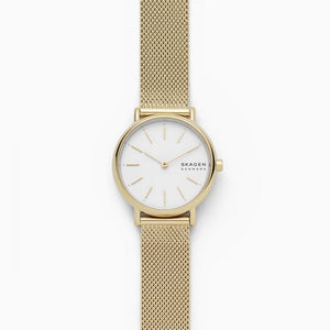 Skagen Watc Signatur SKW2693 Ladies Gold On Mesh Enlarged