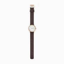 Load image into Gallery viewer, Skagen Signatur SKW2760 Ladies Rose Gold On Brown Leather Full Length
