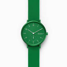 Load image into Gallery viewer, Skagen Watch Aaren Kulor SKW2804 36mm Green On Green Rubber Enlarged
