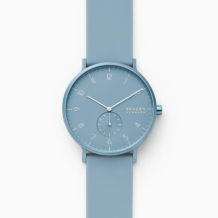 Skagen Aaren Kulor SKW6509 41mm Light Blue On Light Blue Silicone Enlarged