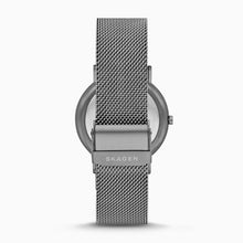 Load image into Gallery viewer, Skagen Signatur SKW6577 Unisex Grey On Mesh Clasp Shot
