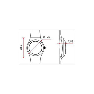 Swatch Elefinja LK346G Case Measurements